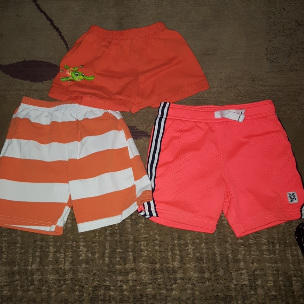 Orange shorts 24 month bundle